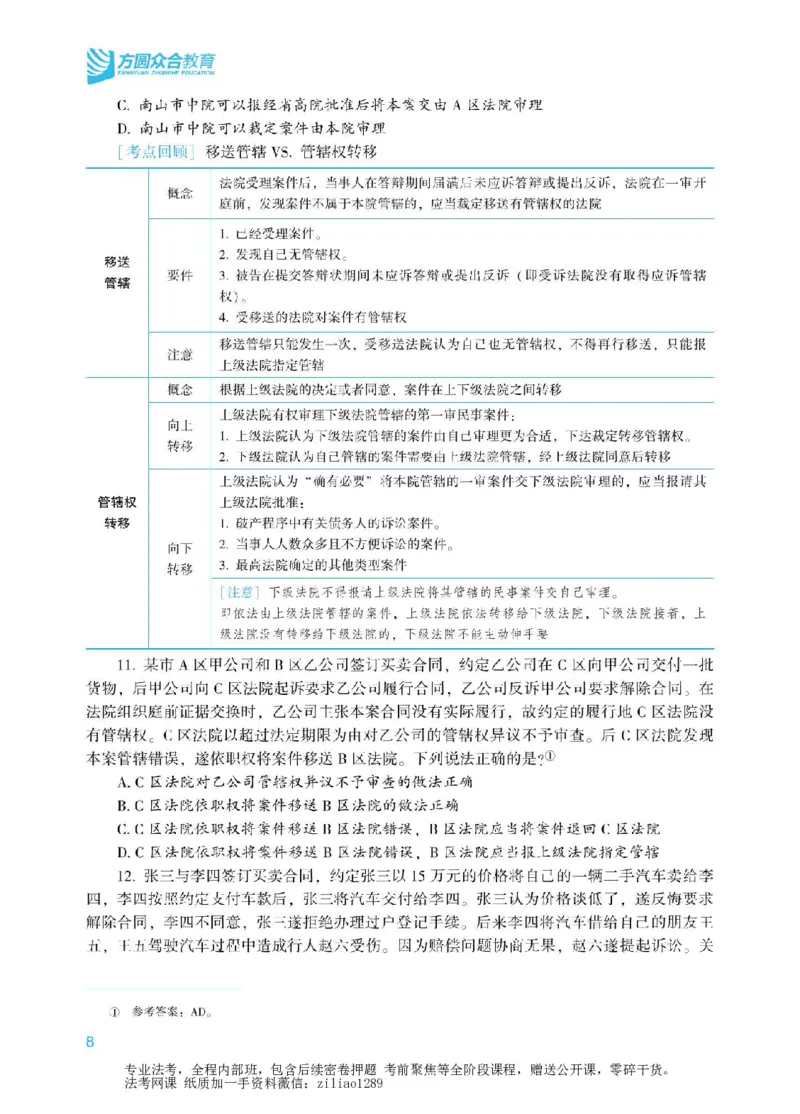 《2026众合客观冲刺点睛民诉-戴鹏_2026法考客观_众-H_冲刺点睛_00PDF》第9页预览