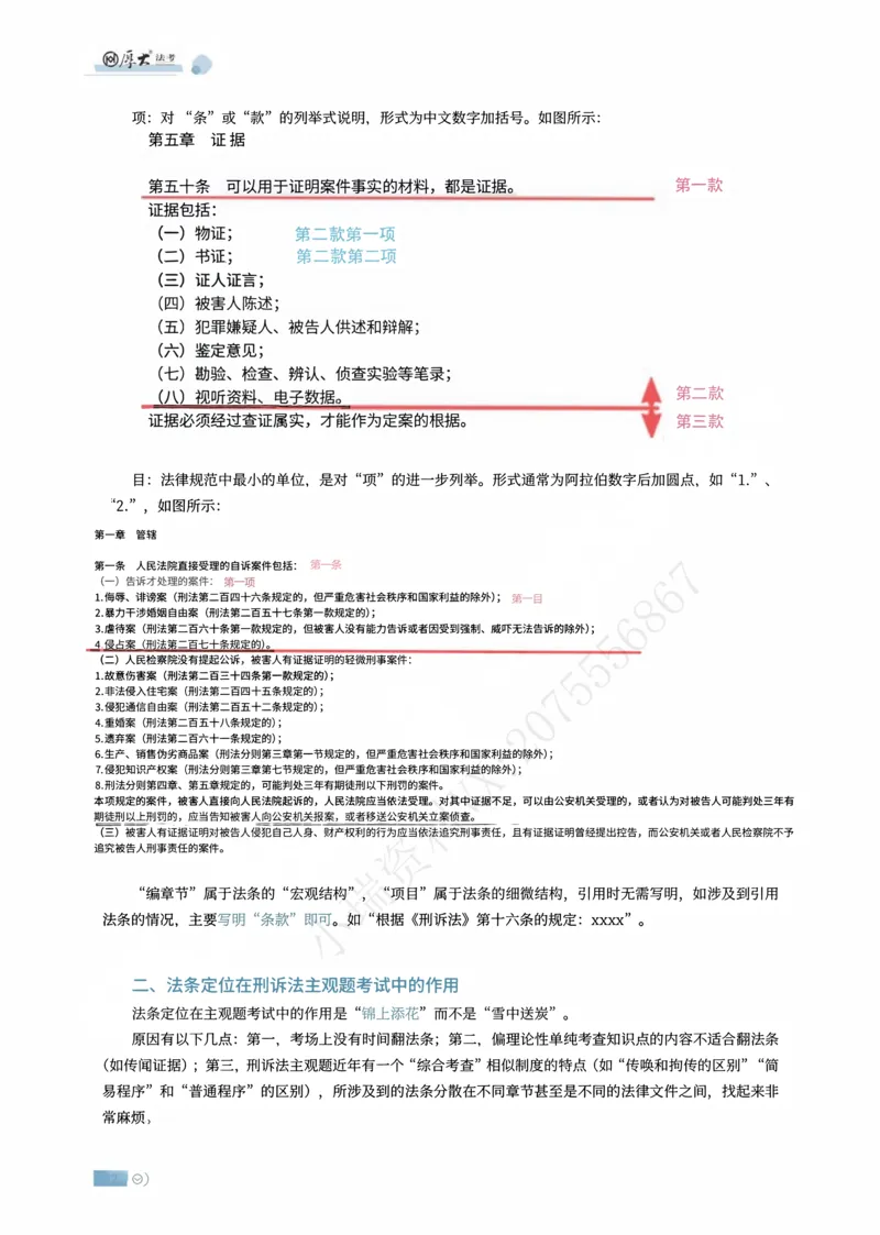 《刑诉法条定位讲义(1)_2026法考主观_HD_062026HD法考主观专项突破+真题强训阶段_00讲义》第2页预览