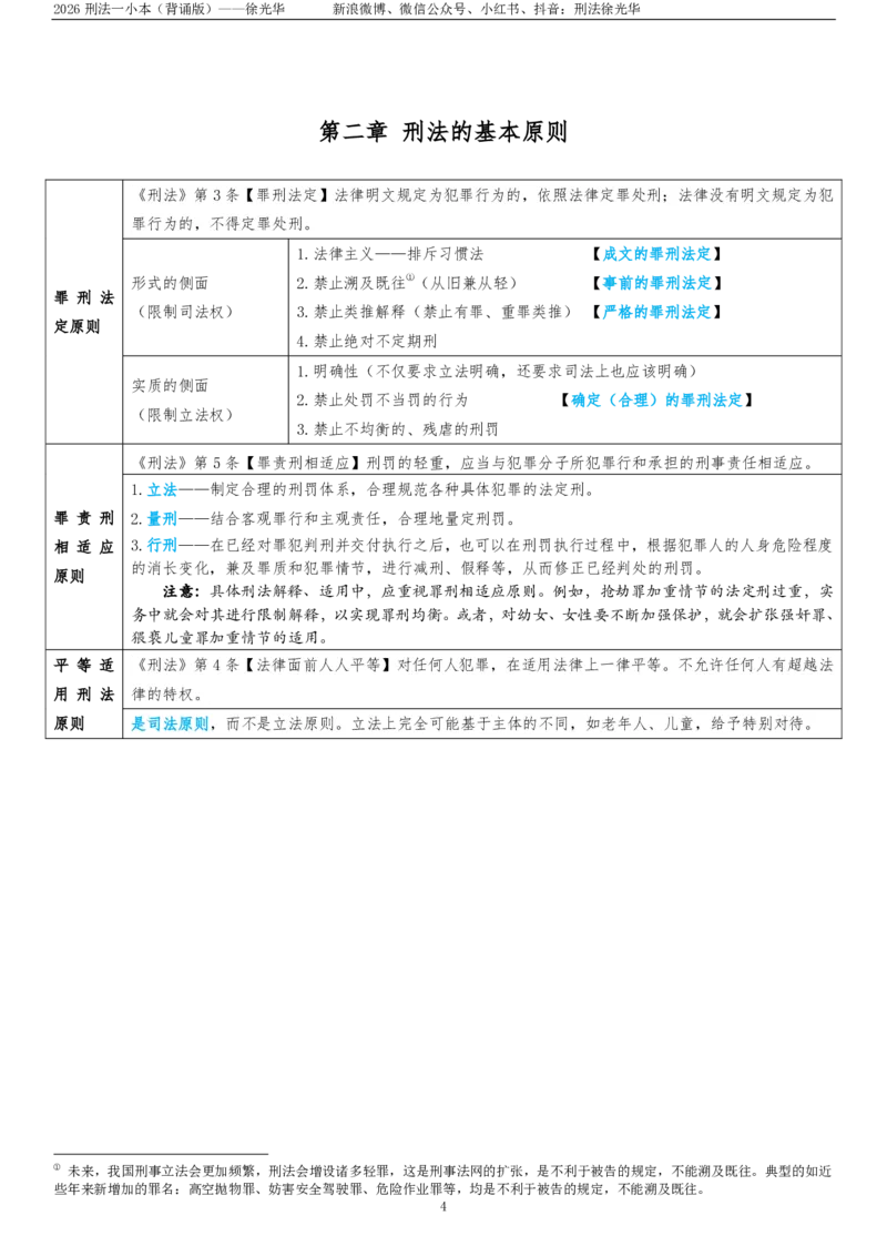 《2026徐光华刑法一小本背诵用_2026法考客观_觉-X_2026徐光华刑法一小本背诵用》第9页预览