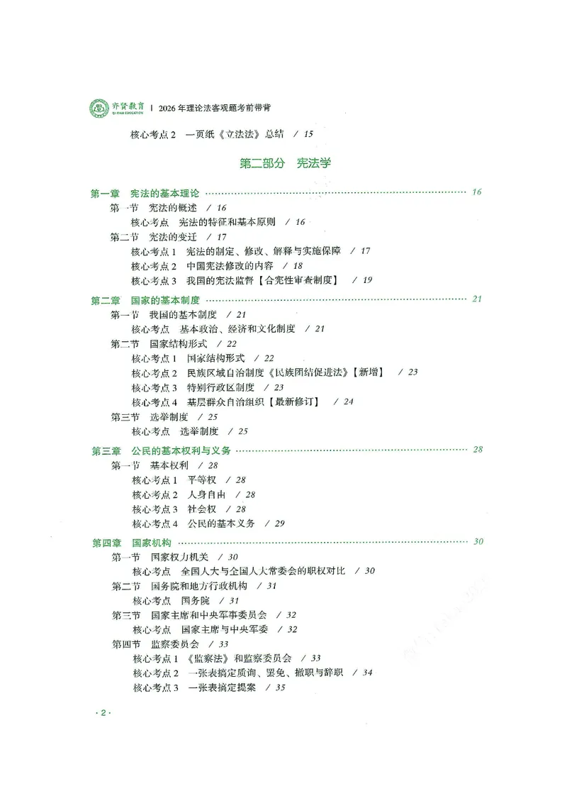 《2026年齐贤客观考前带背理论法-陈璐琼(OCR)_2026法考客观_齐--X_042026QX法考考前带背_视频+讲义2026齐贤客观考前带背理论法-陈璐琼01-05》第3页预览