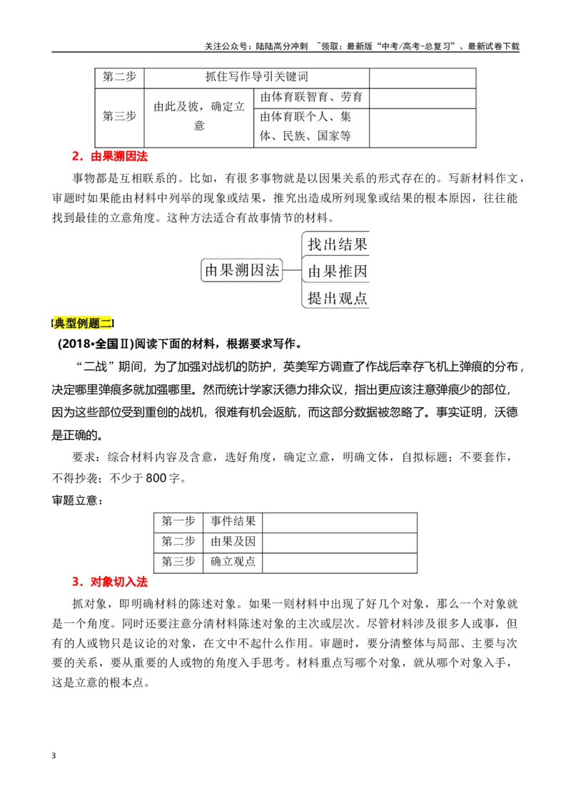 《专题一：新材料作文审题立意-原卷版_一轮复习_2024年_2024年高考语文一轮复习一本通（全国通用_资料_写作》第3页预览
