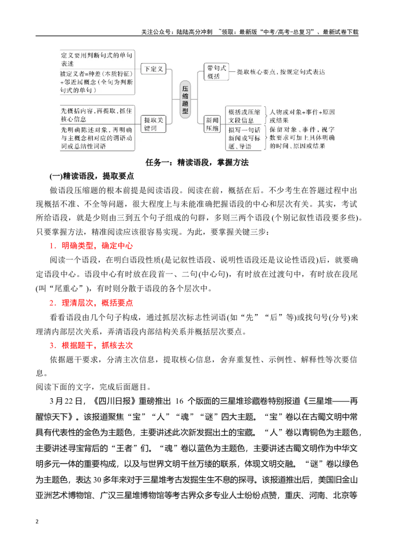 《专题十三：压缩语段-原卷版_一轮复习_2024年_2024年高考语文一轮复习一本通（全国通用_资料_语言运用》第2页预览