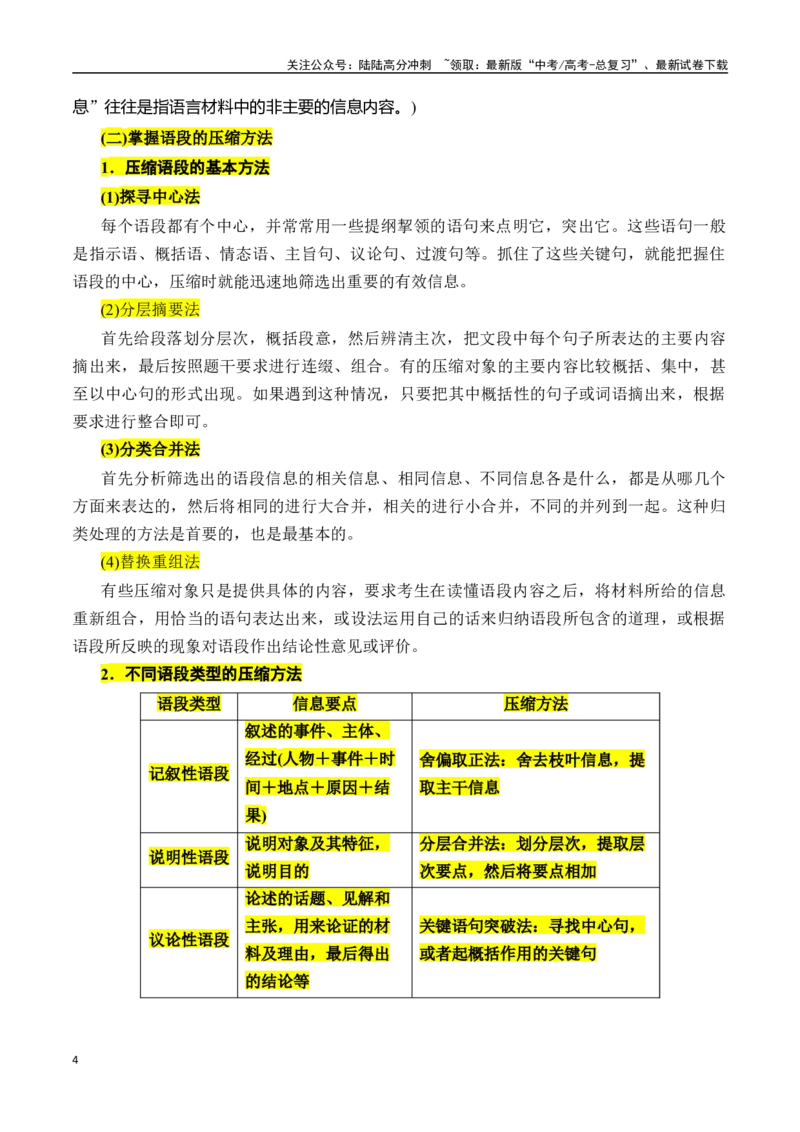 《专题十三：压缩语段-原卷版_一轮复习_2024年_2024年高考语文一轮复习一本通（全国通用_资料_语言运用》第4页预览