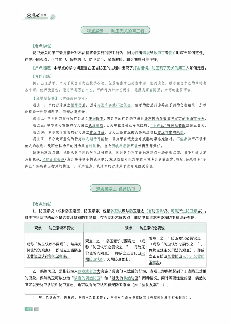 《刑法观点展示专项内部讲义(1)_2026法考主观_HD_062026HD法考主观专项突破+真题强训阶段_00讲义》第2页预览