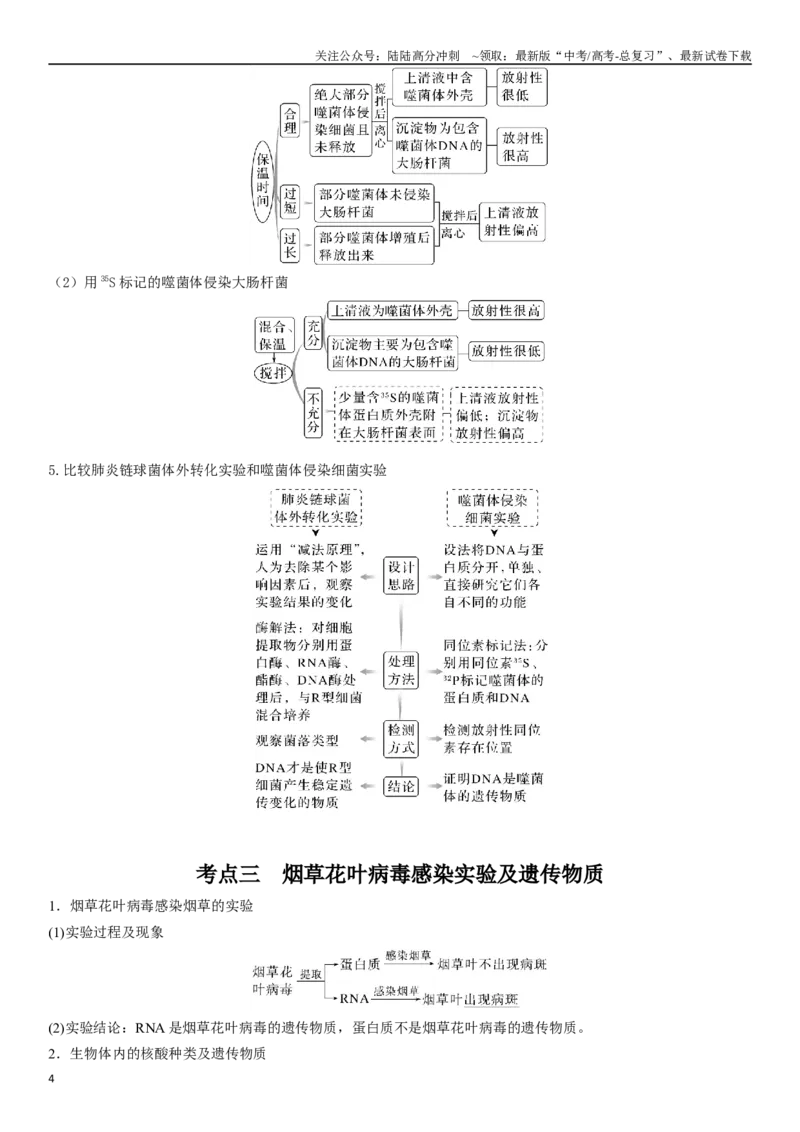 《专题七遗传分子的基础（解析版）_06-生物-高考总复习_二轮复习_2024年_2024年高考生物二轮复习专题攻略（新教材新高考）_资料》第4页预览