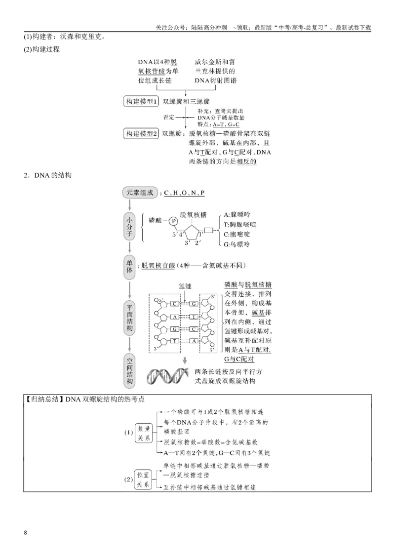 《专题七遗传分子的基础（解析版）_06-生物-高考总复习_二轮复习_2024年_2024年高考生物二轮复习专题攻略（新教材新高考）_资料》第8页预览
