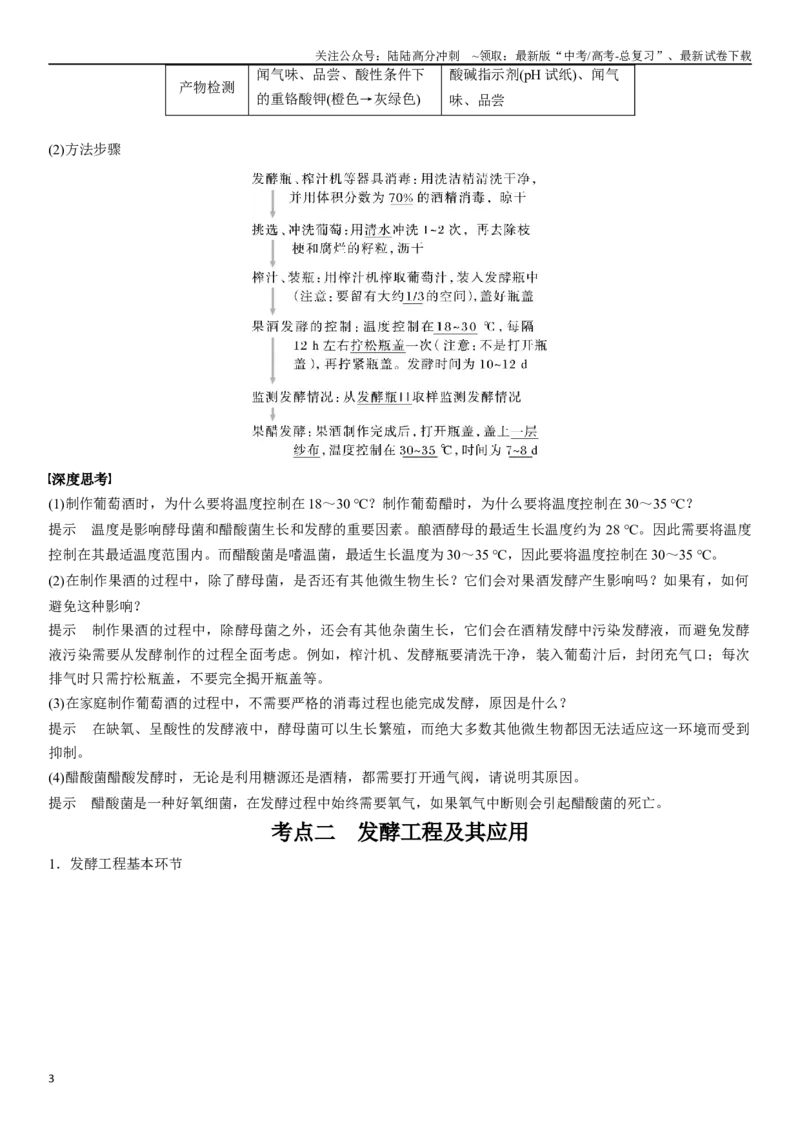 《专题十二生物技术实践（解析版）_06-生物-高考总复习_二轮复习_2024年_2024年高考生物二轮复习专题攻略（新教材新高考）_资料》第3页预览