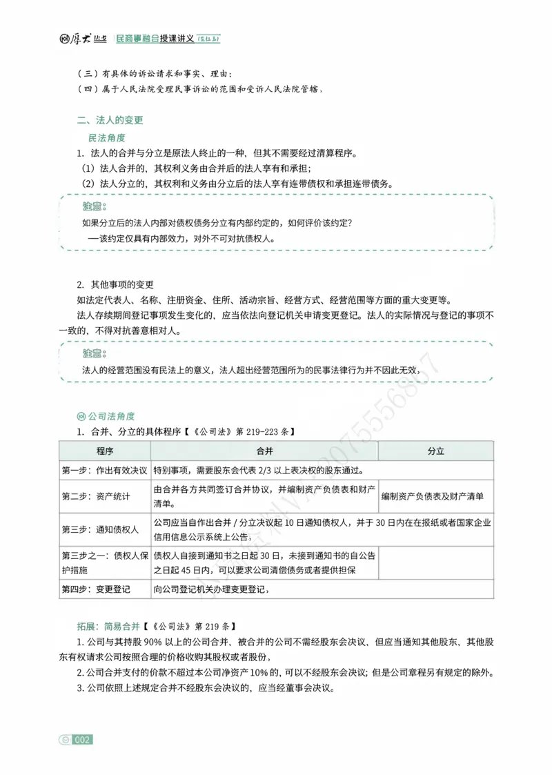 《民事融合专项内部讲义PDF(1)_2026法考主观_HD_062026HD法考主观专项突破+真题强训阶段_00讲义》第4页预览