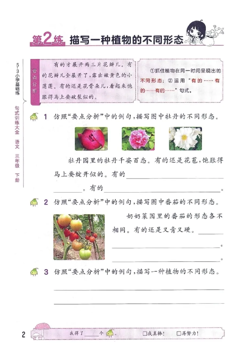 《2024春统编版语文3年级下册《53句式训练大全》_小学语文精品试卷合集（1-6年级下册）_《53句式训练大全》_1-6下册》第6页预览