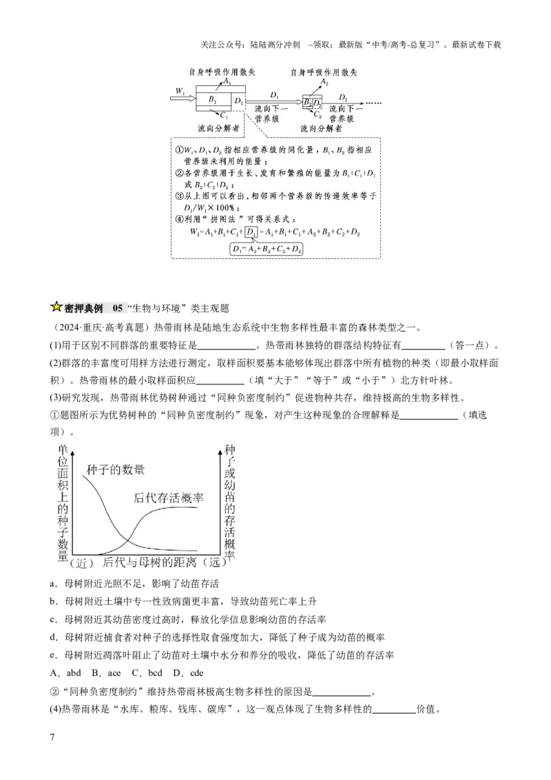 《压轴题04生物与环境（解析版）_06-生物-高考总复习_三轮冲刺_压轴题2025年高考生物压轴题攻略》第7页预览