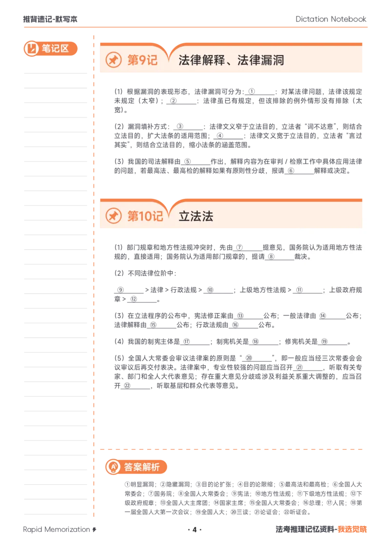 《26年理论法默写本_2026法考客观_其他_最后冲刺几页纸_26JX推背速记默写本（全）》第4页预览