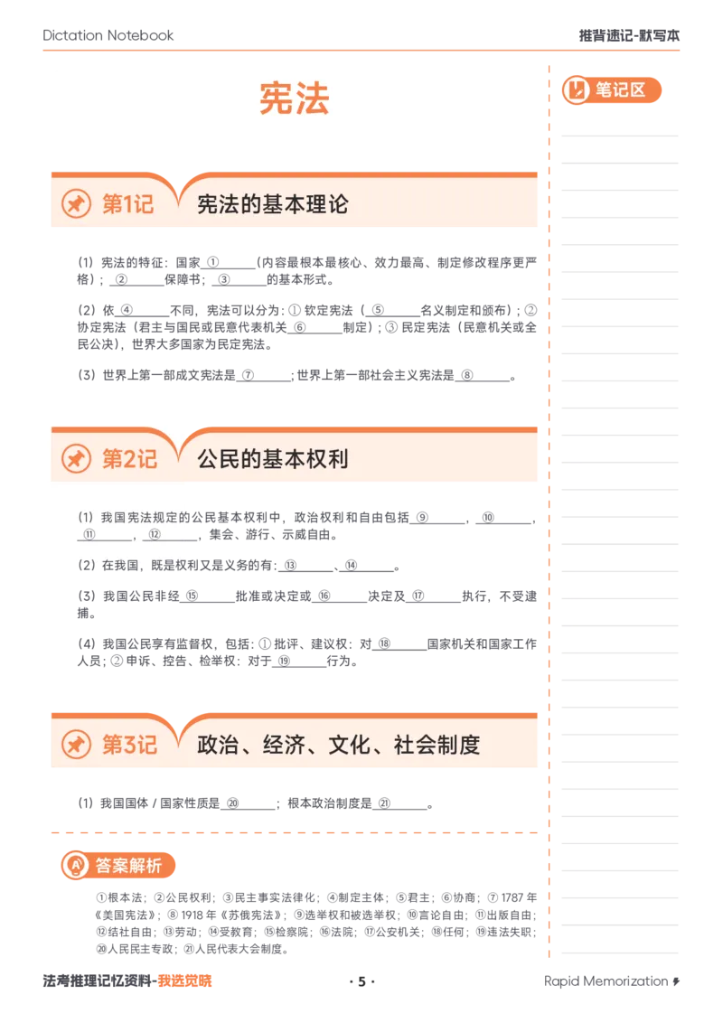 《26年理论法默写本_2026法考客观_其他_最后冲刺几页纸_26JX推背速记默写本（全）》第5页预览