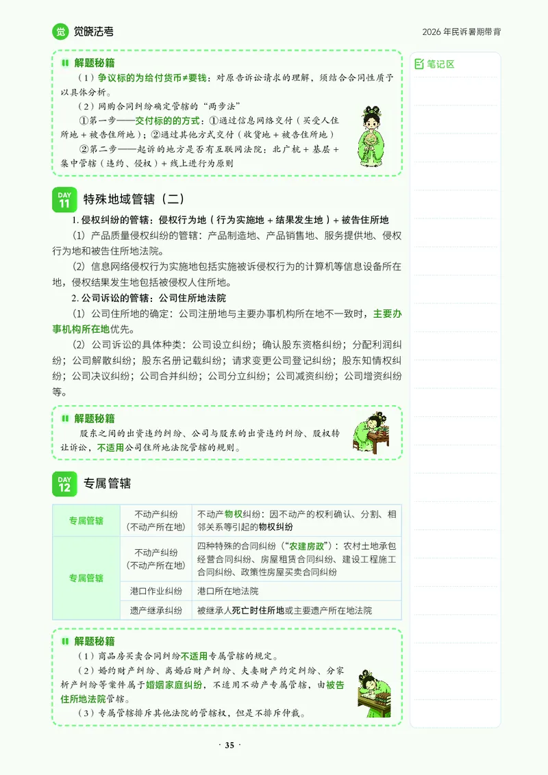 《26韩心怡民诉-暑期带背_2026法考客观_觉-X_08卷二总动员暑期带背_讲义》第6页预览