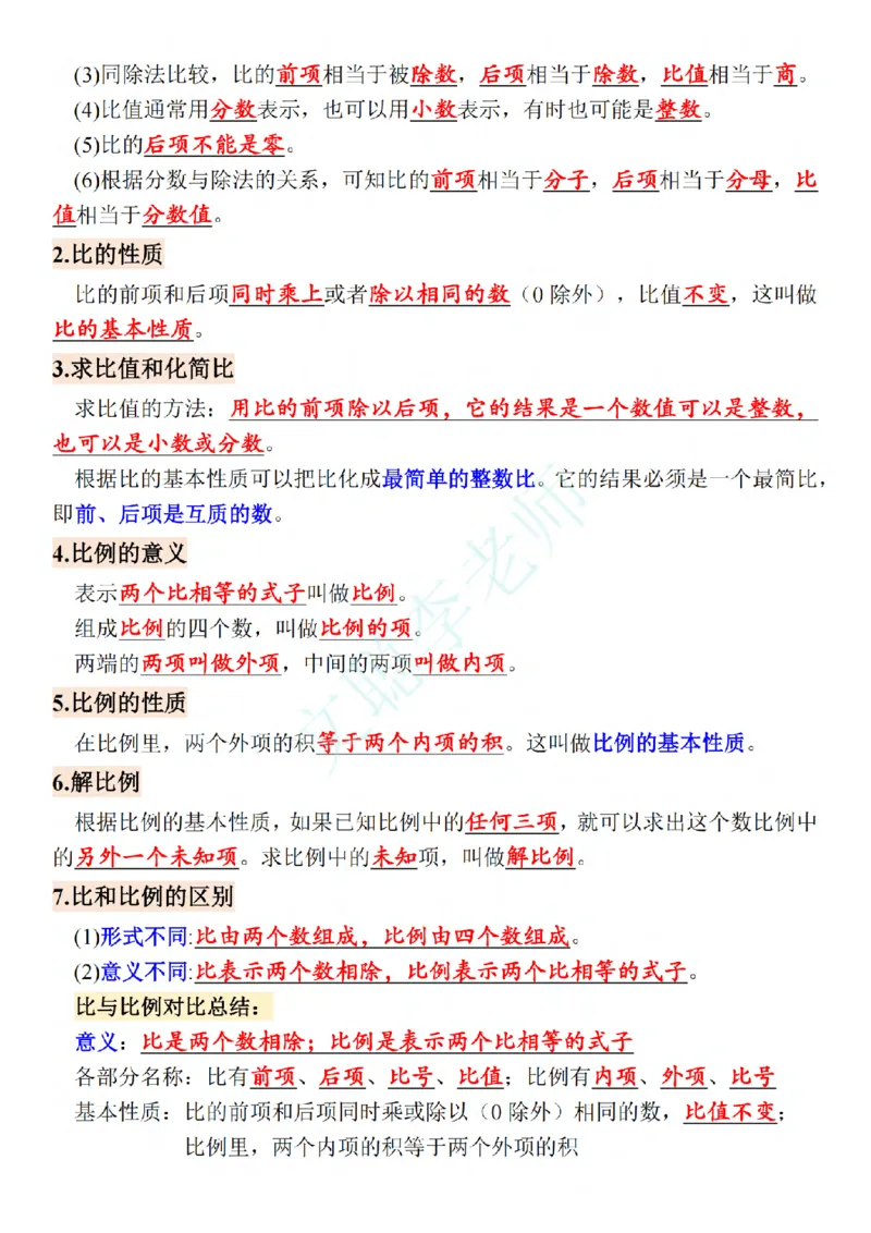 《2027版六上苏教版数学知识汇总_2027版小学《知识点汇总》1-6年级上册（北师+苏教）》第8页预览
