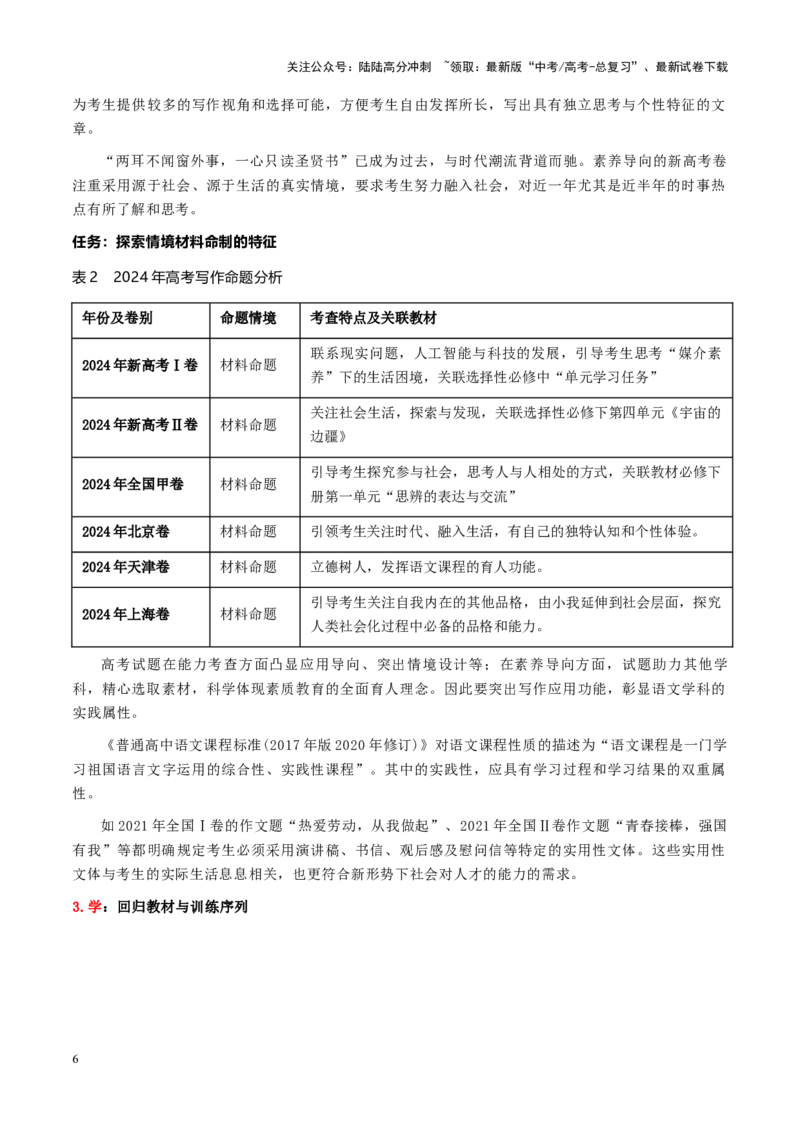 《写作复习第一课（讲义）_一轮复习_2025年_2025年高考语文一轮复习讲义+练习+课件（新教材新高考）_作文》第6页预览