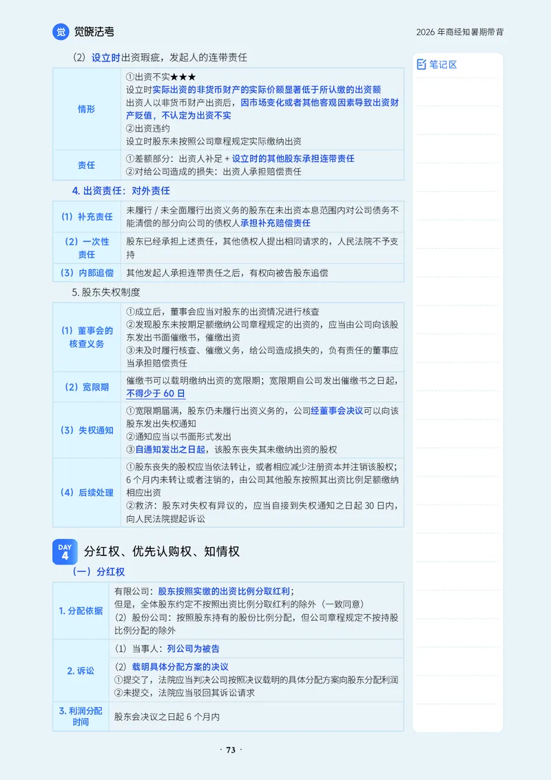 《26刘安琪商经-暑期带背_2026法考客观_觉-X_08卷二总动员暑期带背_讲义》第3页预览