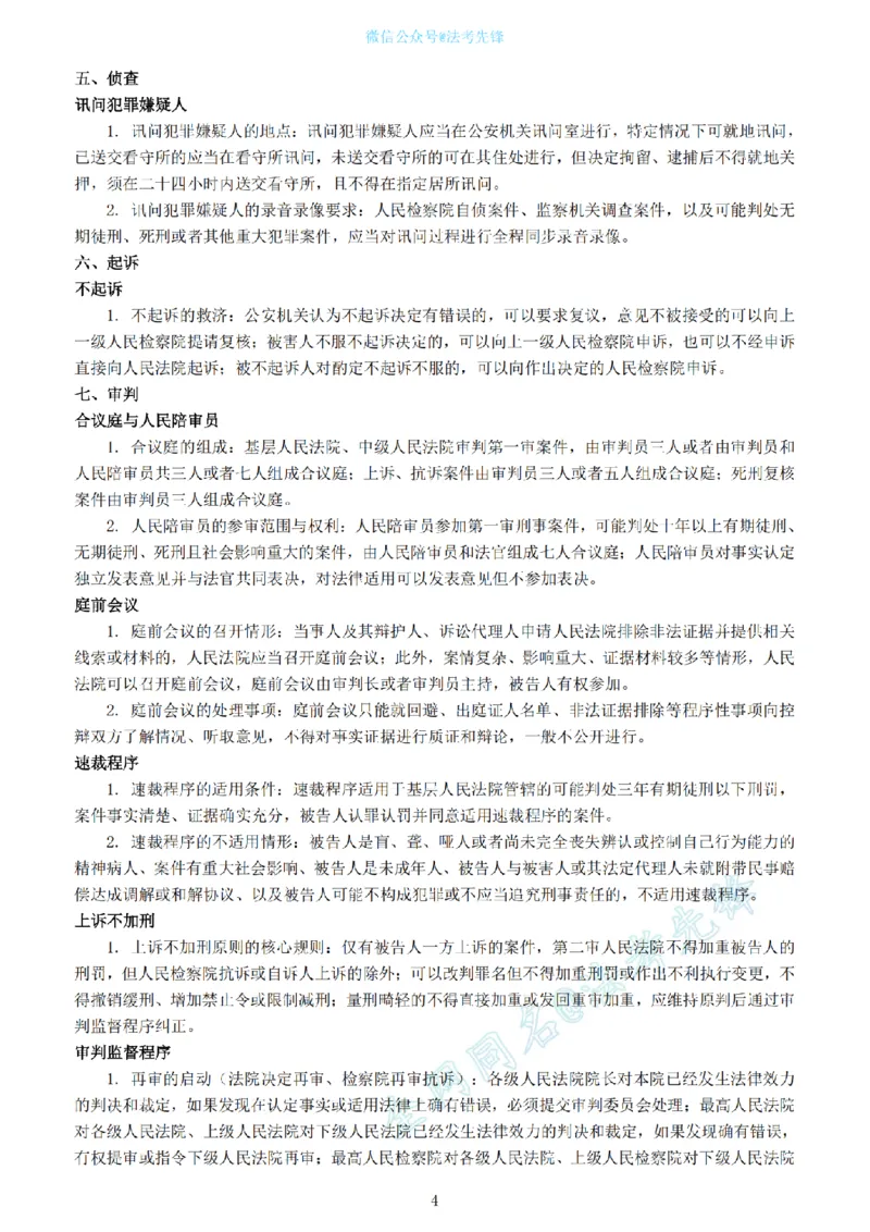 《卷一超级押题@先锋_2026法考客观_其他_最后冲刺几页纸_26法考名师共同押的题目》第4页预览