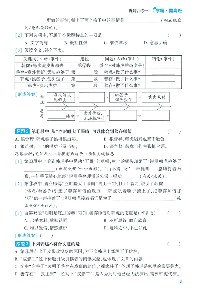《2024春学霸提高班RJ语文6下提优秘籍_小学学霸专题系列资料包：包括五星学霸、学霸默写、学霸作业本等资料_学霸提高班2024春_6年级》第5页预览