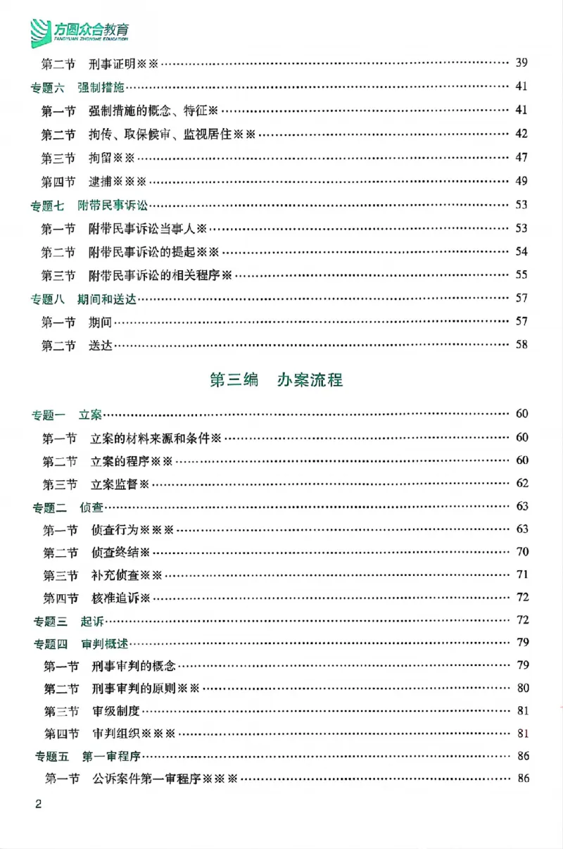 《25年ZH系统强化刑诉法左宁_2026法考客观_众-H_25年系统强化完结_配套讲义》第6页预览