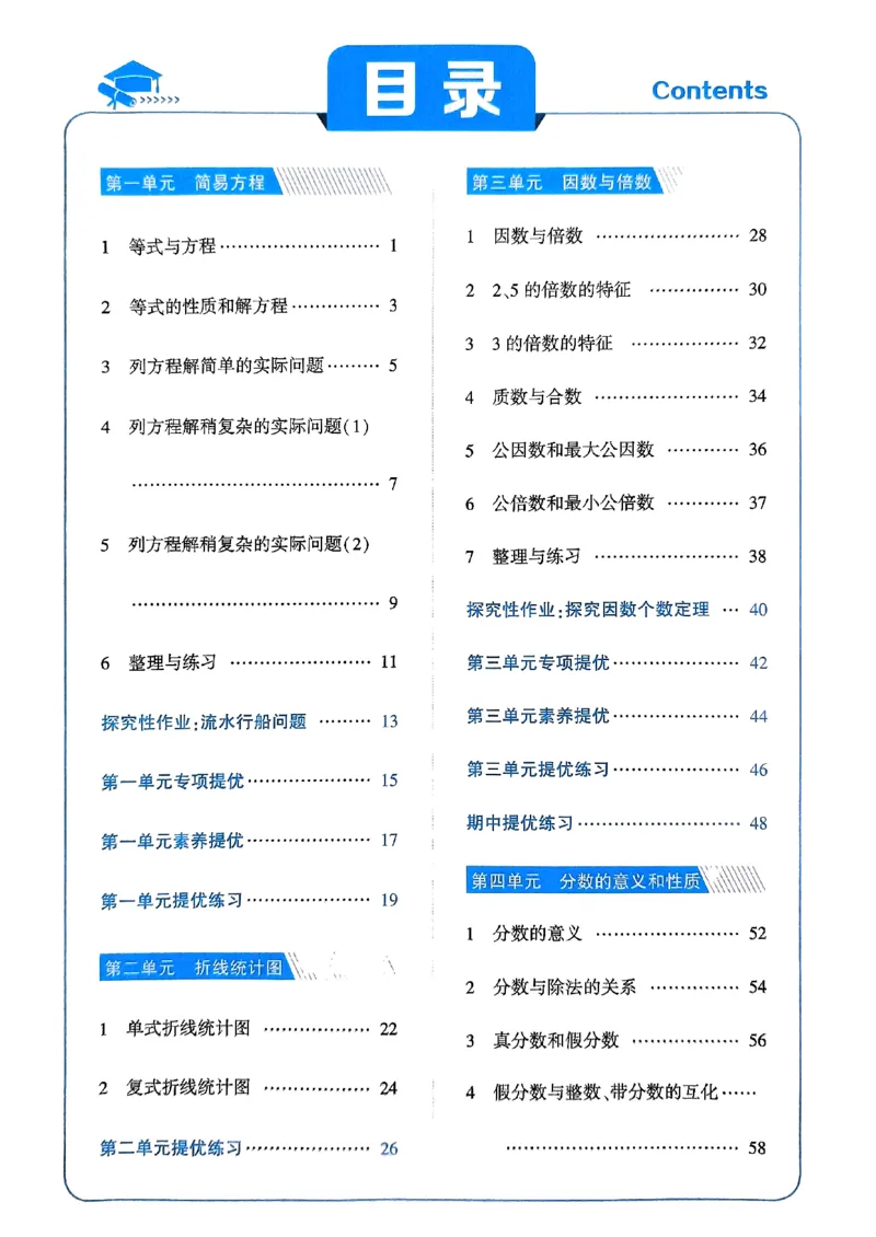 《2024春5星学霸5下数学（苏教）_小学学霸专题系列资料包：包括五星学霸、学霸默写、学霸作业本等资料_2024春五星学霸_苏教》第3页预览
