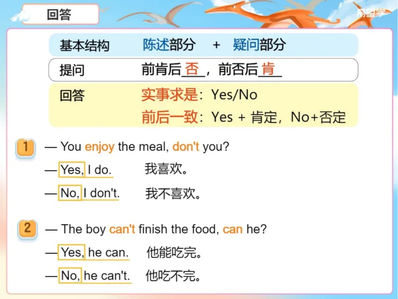 《24春上初一全国S爱豆笔记Lecture11-72356680a964_学而思初中1年级_2024春下初一_初一英语培训班(春·全国版·S（5星）)_12.知识能力语法（反义疑问句1）+题型（阅读还原）+词汇》第7页预览