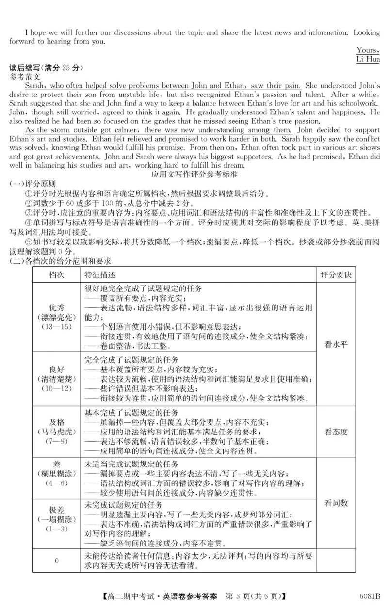 《南宁4+N联盟2025秋季期中高二英语答案_20272025-2026学年高二上学期《期中考试试卷合集》全国多省全科(78套)_251227广西南宁市“4+N”联盟学校2025-2026学年高二上学期期中考试(全)》第3页预览