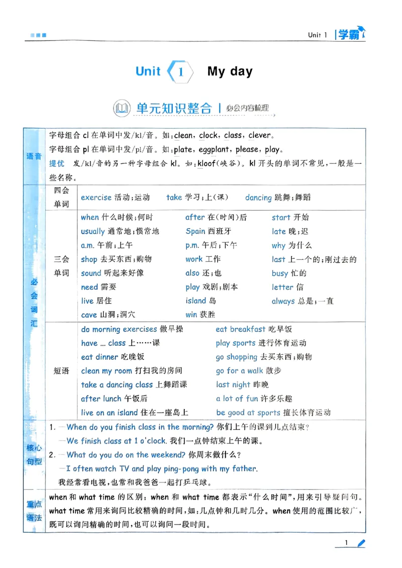 《2024春5星学霸5下英语（人教）_小学学霸专题系列资料包：包括五星学霸、学霸默写、学霸作业本等资料_2024春五星学霸_英语_PEP》第4页预览