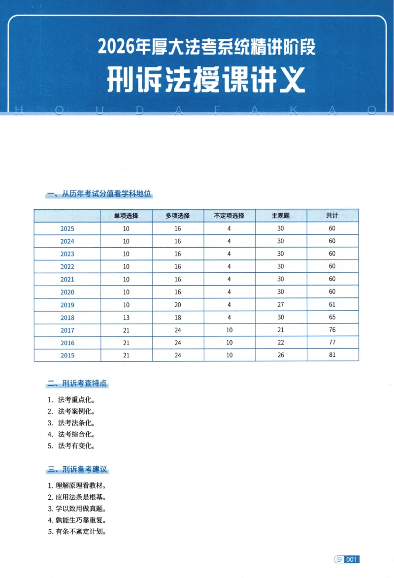 《26理论精讲-刑诉法-向高甲_2026法考客观_厚-D_2026HD内部精讲（内部班）_02刑诉法向高甲内部理论精讲_讲义》第4页预览