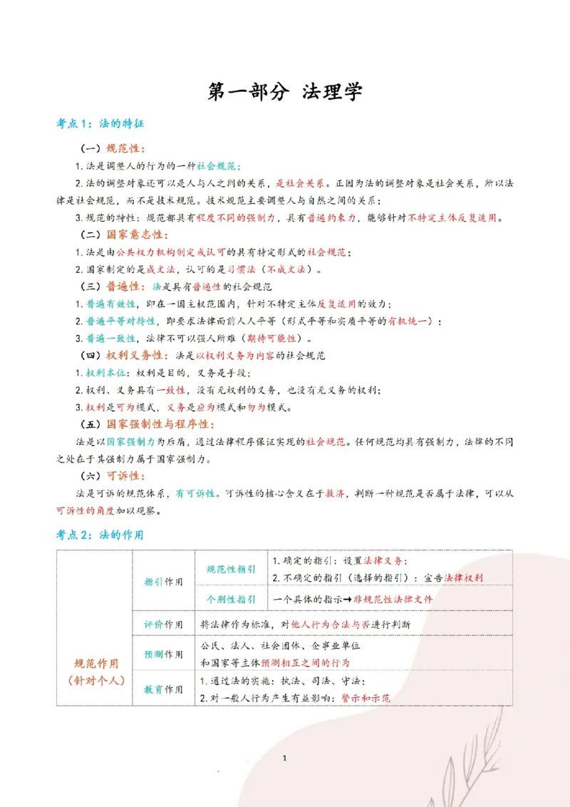 《三色笔记-理论法(已优化)_2026法考客观_其他_26法考总结类干货汇总_0526法考三色笔记》第4页预览