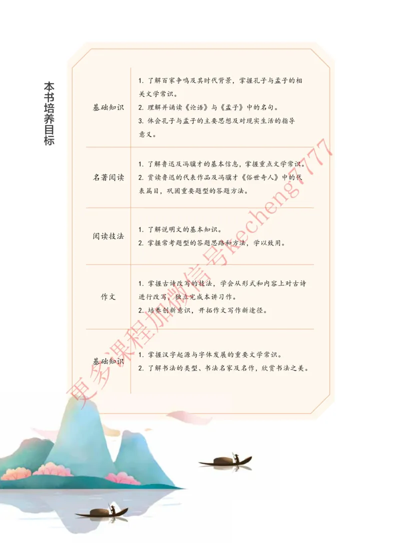 《2021寒假讲义五年级大语文直播班讲义_01-937e42e49841_小学学而思全套_五年级全套_五年级2020年暑-2021年的直播课_2021年寒假课程五年级_2021寒五年级大语文直播班凌鑫更新完结》第8页预览