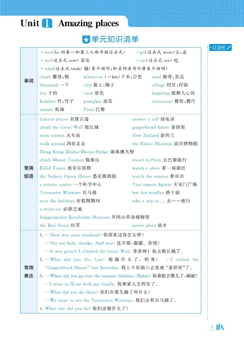 《2026秋季5星学霸达人(小学)·默写达人英语人教版六年级上_2027版小学《学霸五星默写达人》3-6年级上册（英语）（人教）》第5页预览