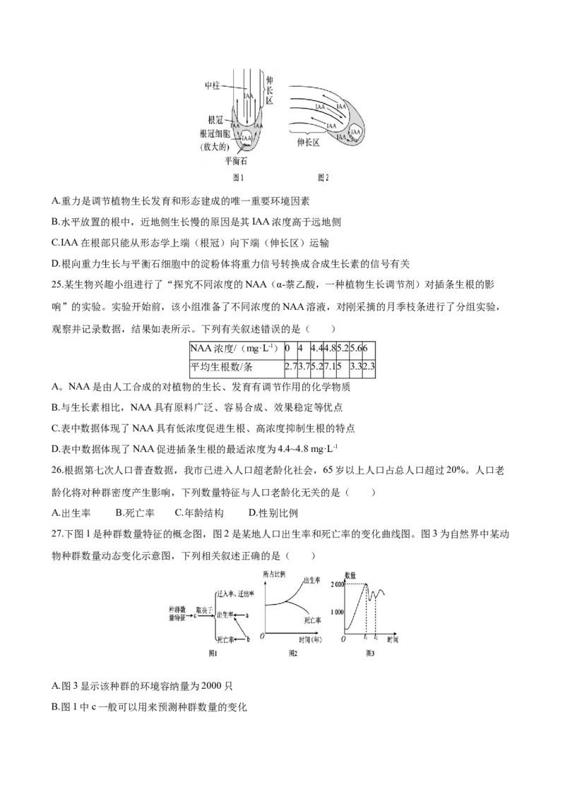 《四川省达州市第一中学校2025-2026学年高二上学期第二次月考生物试卷(含解析)_20272025-2026学年高二上学期《月考+阶段检测类试卷合集》全国多省全科（100套）》第9页预览