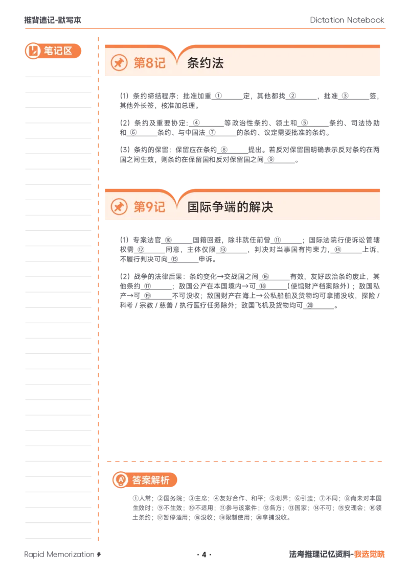 《26年三国法默写本_2026法考客观_其他_最后冲刺几页纸_26JX推背速记默写本（全）》第4页预览