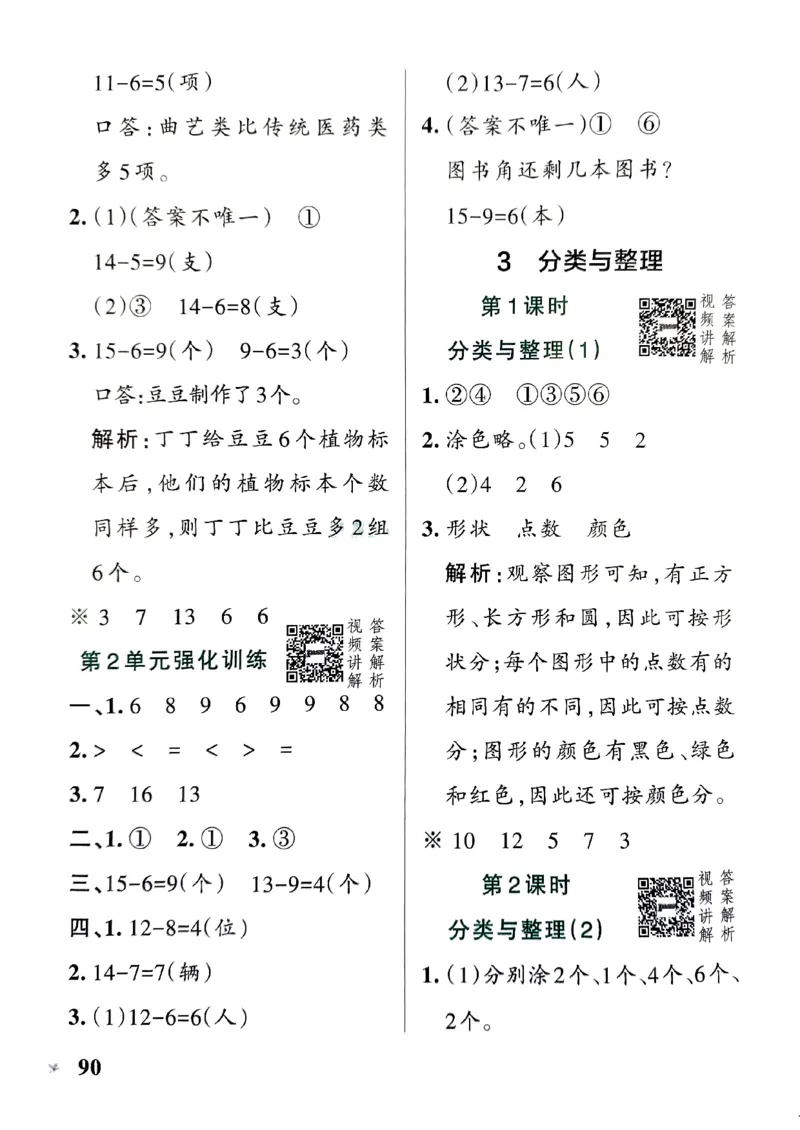 《2024春学霸作业本1下数学（人教）答案_小学学霸专题系列资料包：包括五星学霸、学霸默写、学霸作业本等资料_学霸作业本_人教数学》第8页预览
