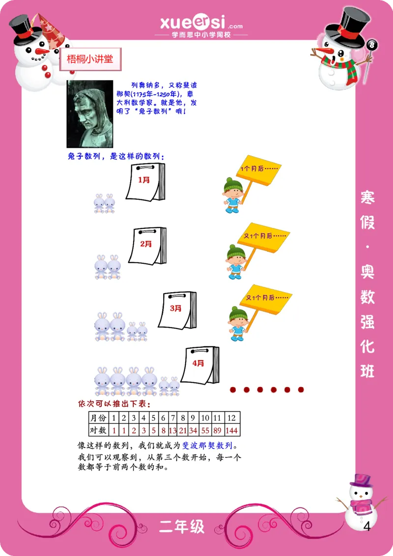 《认识简单的数列_学而思小学奥数七大专题（全）(1)_[七大专题]计算专题_[七大专题]计算专题-2_认识简单的数列》第4页预览