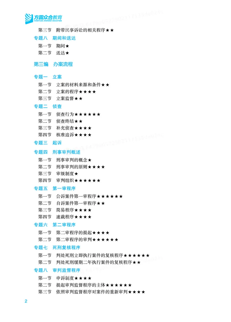《刑诉-重点章节和考查重点_2026法考客观_其他_法考客观题八科冲刺备考重点报告_0-底稿》第2页预览