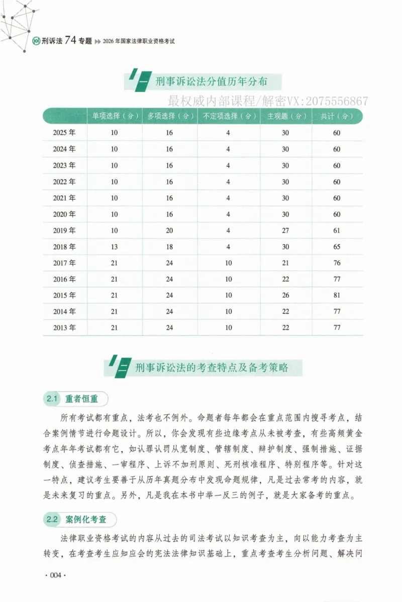《26刑诉法向高甲系统精讲_2026法考客观_厚-D_2026HD理论卷精讲合集视频+讲义_2026年HD理论卷（精讲）刑诉法-向高甲视频+讲义》第7页预览