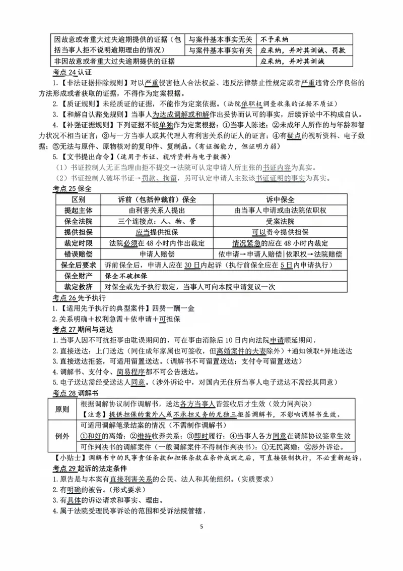 《2026法考客观民诉德老师10页纸_2026法考客观_名师私塾_26民诉张进德视频+讲义_04.德式10页纸》第5页预览
