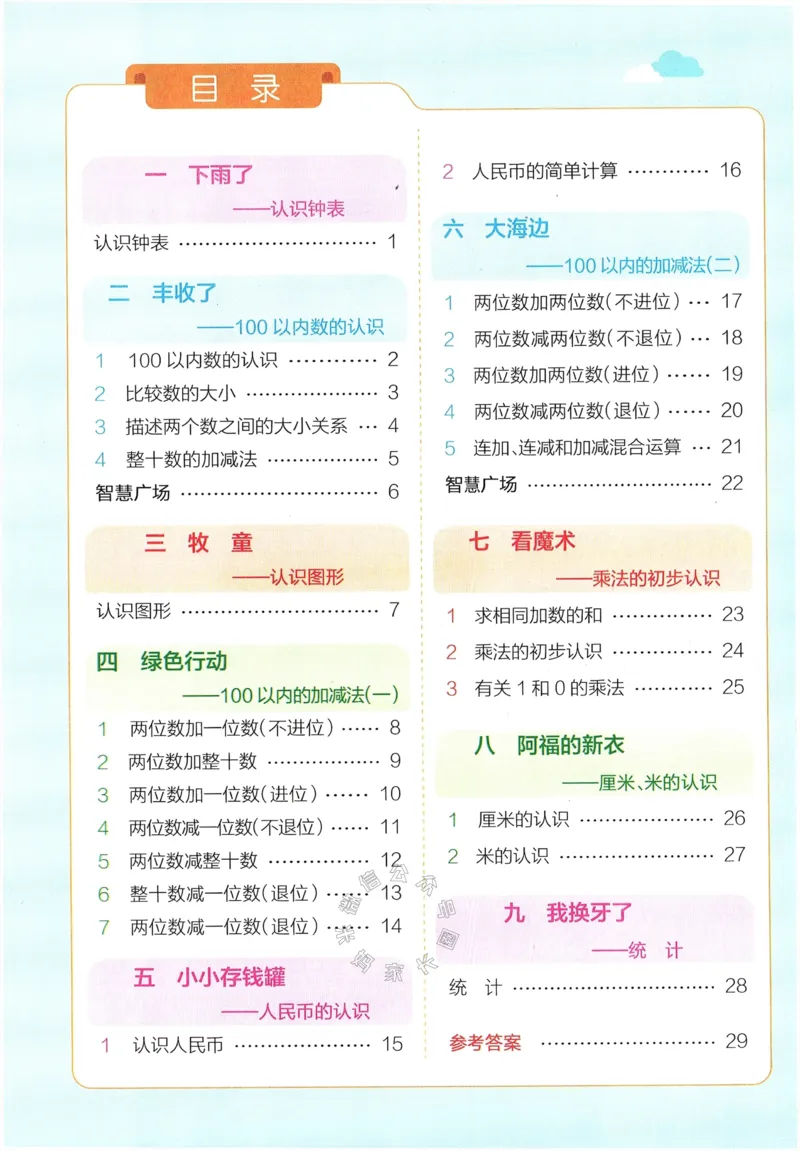 《006.24春青岛五四制数学小学学霸冲A卷提优训练一年级下册（有答案）：_小学学霸专题系列资料包：包括五星学霸、学霸默写、学霸作业本等资料_学霸冲A卷24春》第2页预览