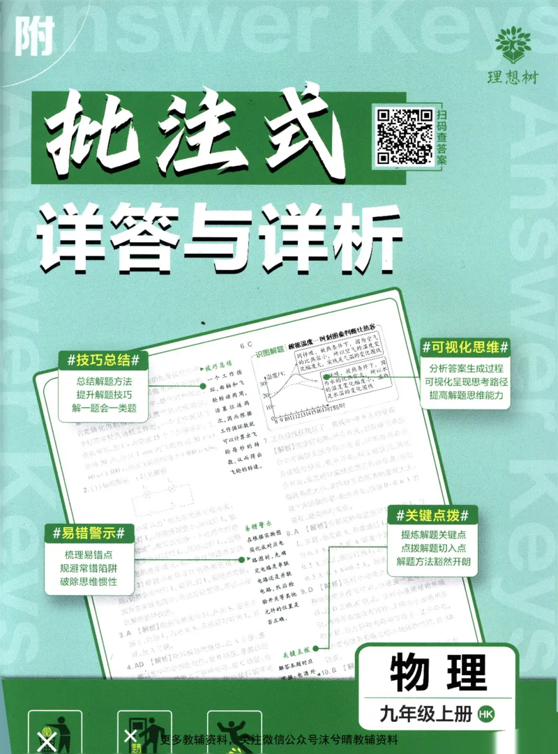 《初中必刷题答案解析沪科版物理九年级上册_2、2025初中必刷题合集_初中必刷题23+24+25上册_25初中必刷_可信网络等多个文件_2025初中必刷题_物理九年级上册（沪科版）》第1页预览
