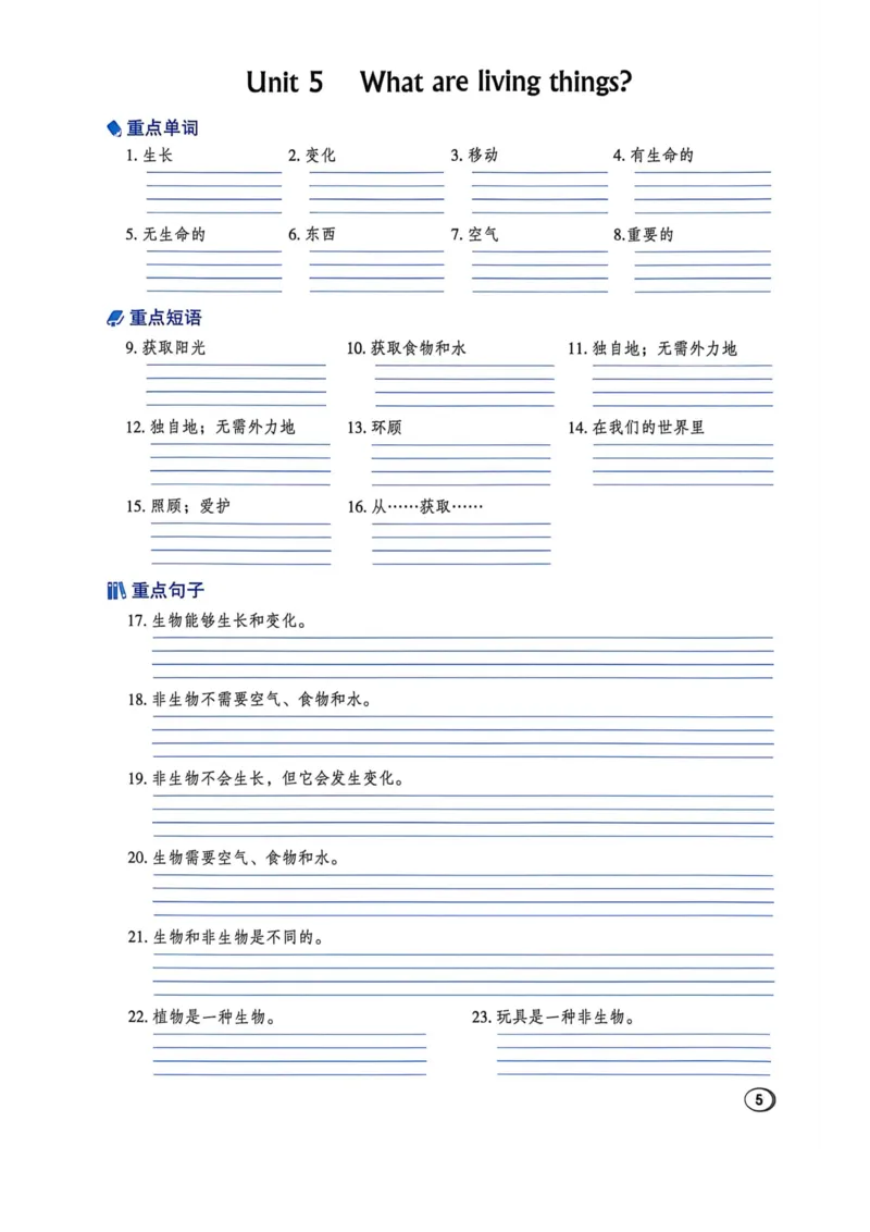 《26秋沪教牛津默写本_2026秋小学《典中点》3-6上英语（沪教）_5上》第5页预览