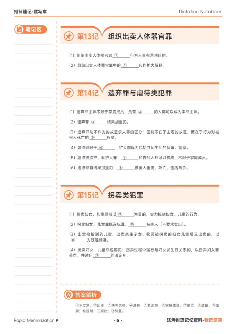 《26年刑法默写本_2026法考客观_其他_最后冲刺几页纸_26JX推背速记默写本（全）》第6页预览