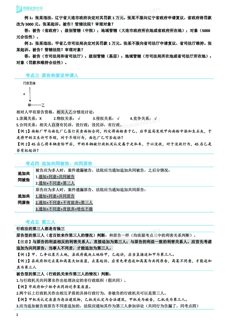 《26ZH考前聚焦-行政法李佳_2026法考客观_众-H_1926ZH考前聚焦_00讲义》第3页预览