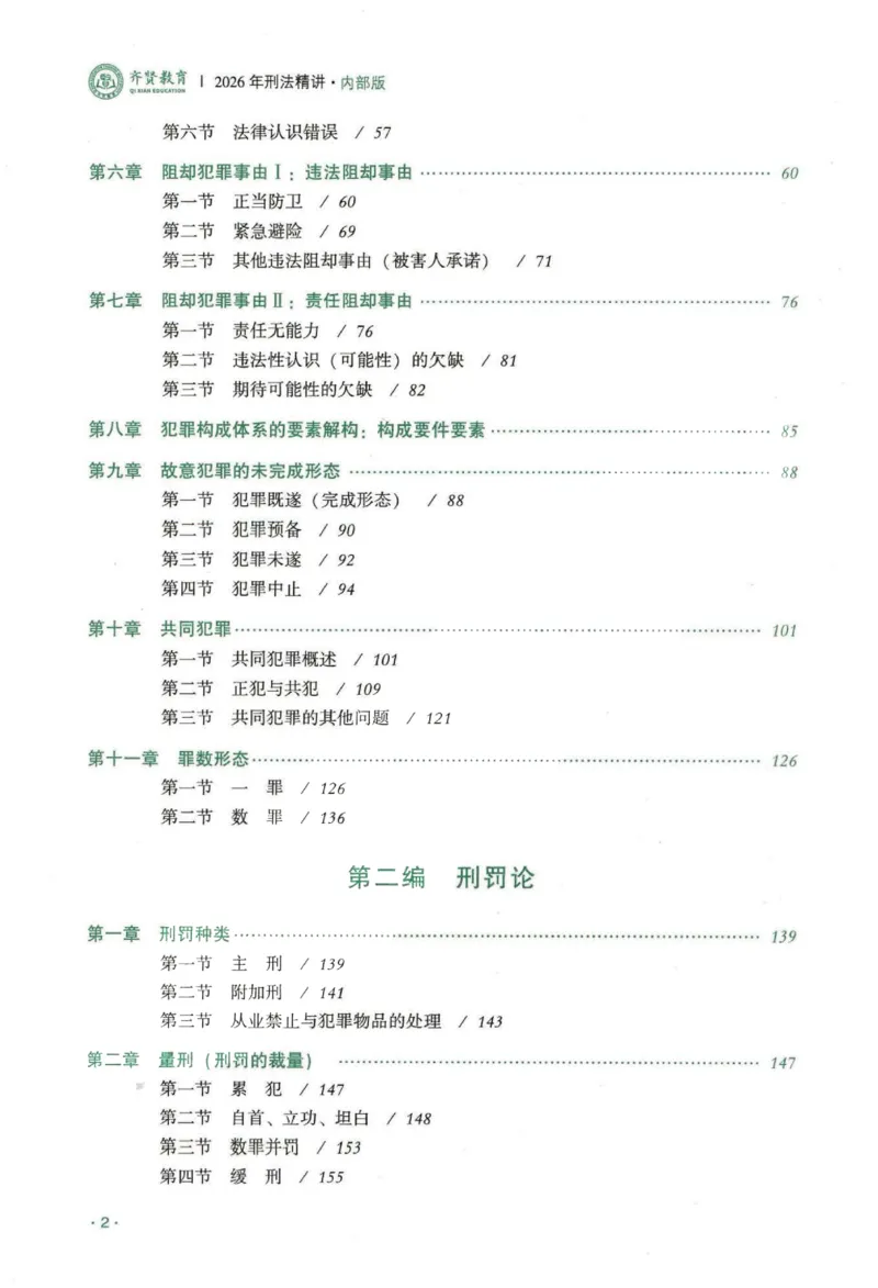 《2026齐贤客观内部精讲刑法-张宇琛_2026法考客观_齐--X_内部精讲_内部精讲张宇琛》第4页预览
