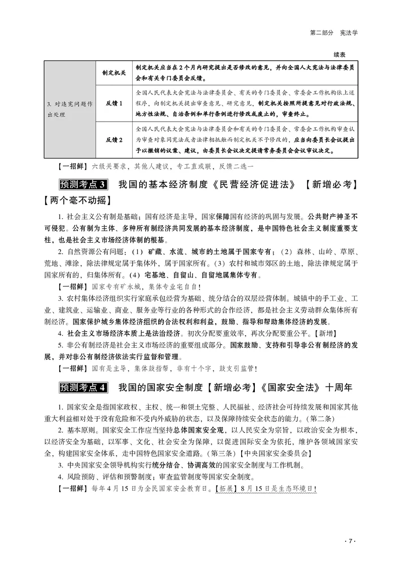 《2026齐贤法考客观题考前三小时理论法-陈璐琼_2026法考客观_齐--X_052026QX考前聚焦_01视频+讲义2026齐贤客观考前聚焦理论法-陈璐琼》第9页预览
