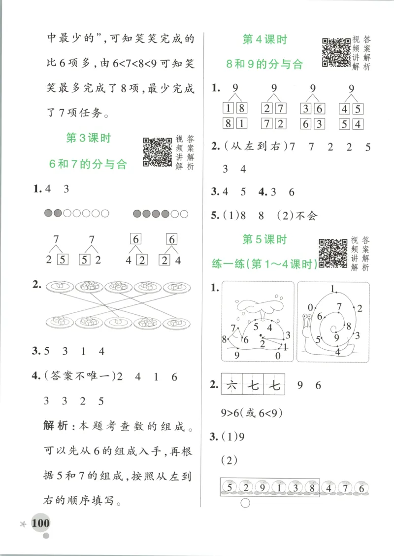 《26秋1上数学《小学学霸冲A卷》（人教版）_答案_2027版小学《小学学霸冲A卷》4-6年级上册（数学）（人教）》第10页预览
