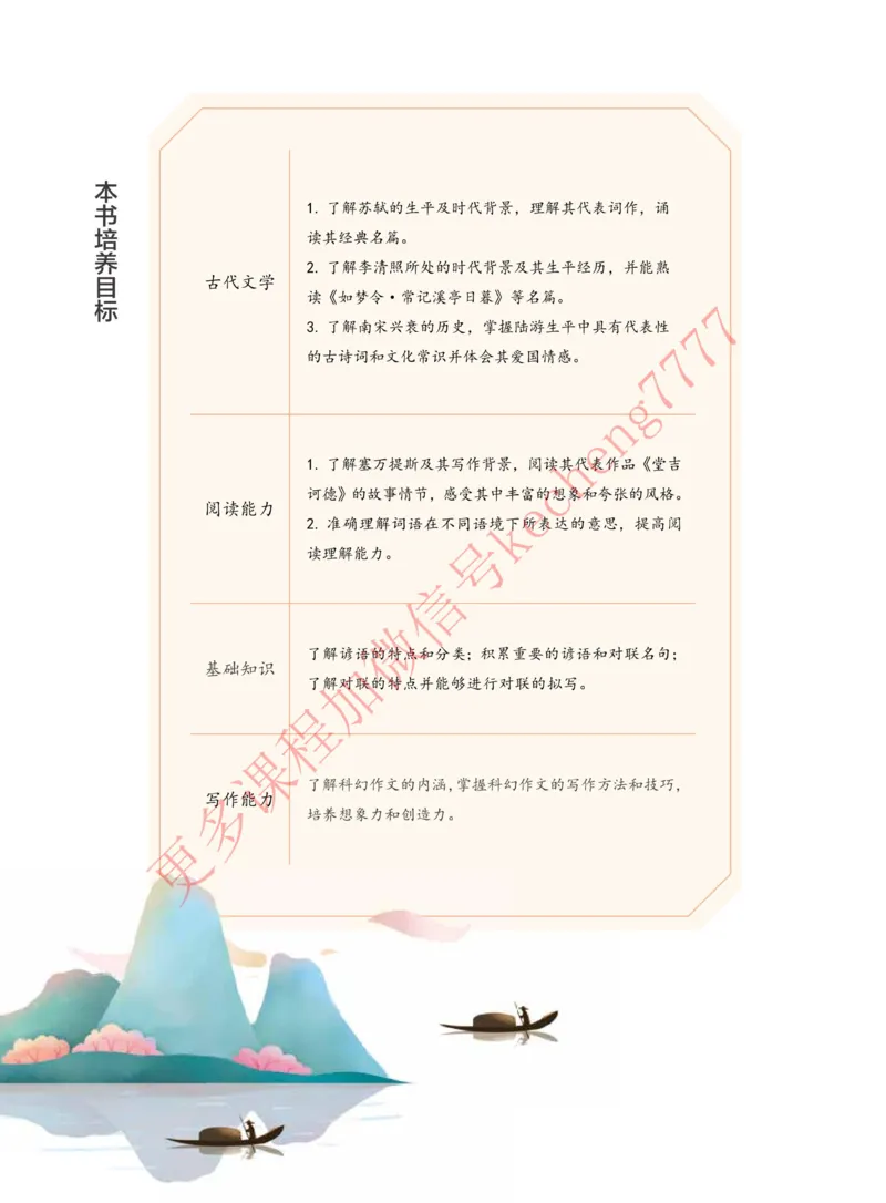 《2021寒假讲义四年级大语文直播班讲义_01-55dc77eb06c5_小学学而思全套_四年级全套_四年级2020年暑-2021年的直播课_2021年寒假课程四年级_2021年寒四年级大语文直播班邱东山完结》第8页预览