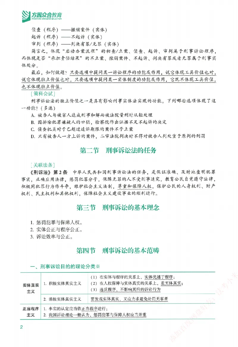 《系统强化-刑诉法-左宁_2026法考客观_众-H_「2026ZH法考先锋班视频+讲义（内部课）」_00.配套讲义》第9页预览