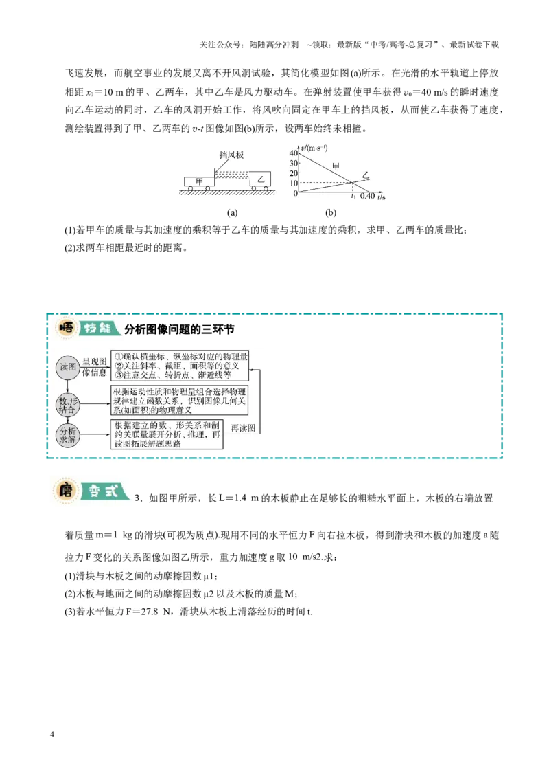 《大题01牛顿运动定律与直线运动（原卷版）_04-物理-高考总复习_三轮冲刺_大题精做冲刺2025年高考物理大题突破+限时集训（新高考通用）》第4页预览