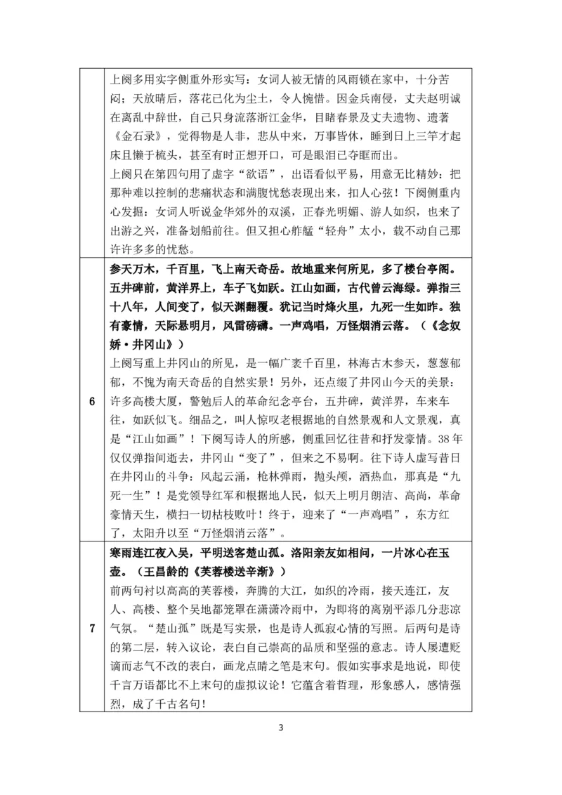 《古诗词中常见的表现手法介绍-0f24e2504f85_学而思高三全套_2020春季高三_春季目标清北班高三语文2轮复习（下）直播班_资料》第3页预览
